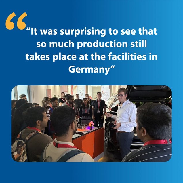 “It was surprising to see that so much production still takes place at the facilities in Germany“