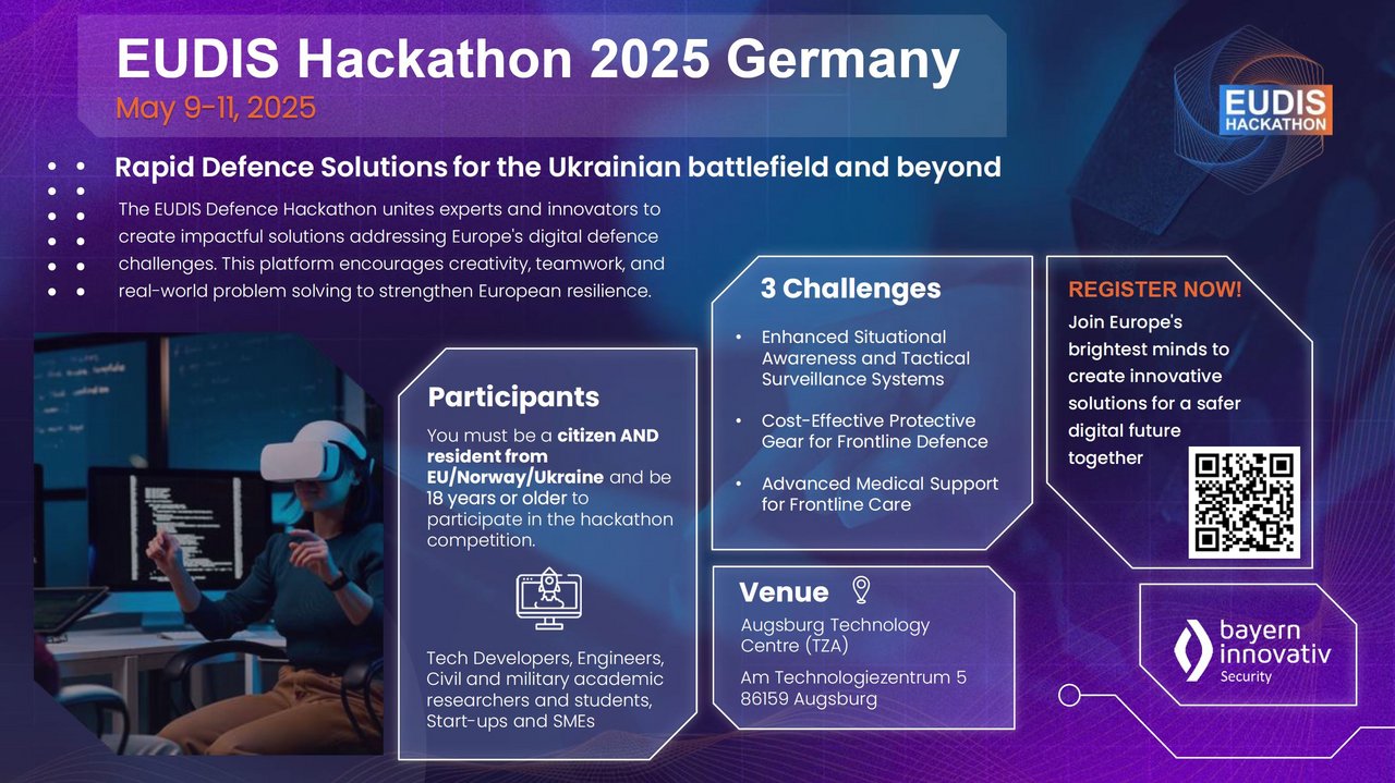 Flyer des EUDIS Hackathon