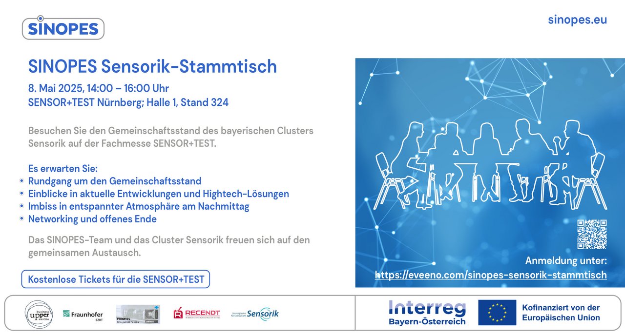 Flyer SINOPES Stammtisch Sensor + Test